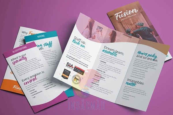 Mẫu pamphlet ngành y tế