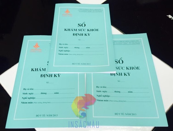 Mẫu sổ khám sức khỏe định kỳ