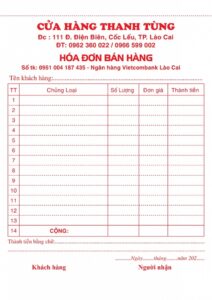 mẫu hóa đơn bán lẻ