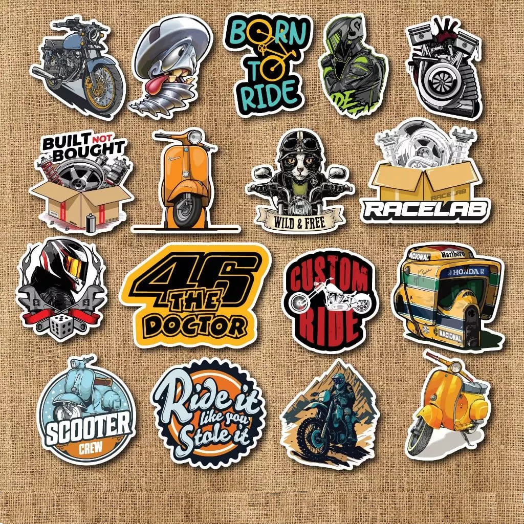 sticker dán mũ bảo hiểm - 45