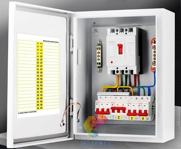 Các mẫu tem nhãn dán tủ điện