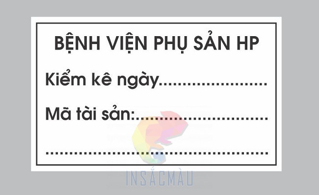 Tem Kiểm Kê Tài Sản 19 Những lợi ích khi in, dán tem kiểm kê tài sản
