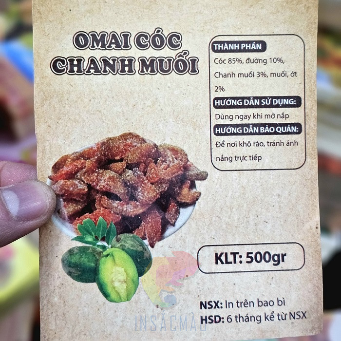In Tem Ô Mai 24 Kiểu dáng, kích thước tem ô mai