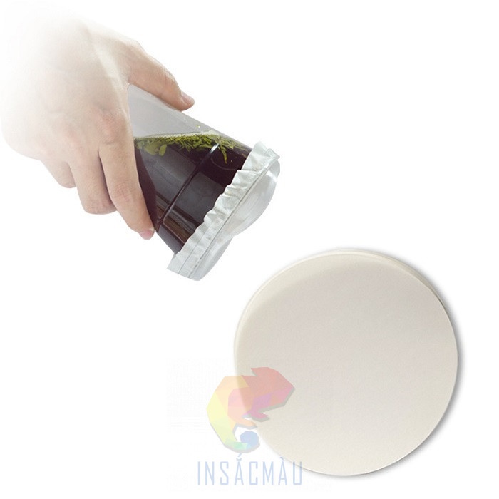 Mẫu giấy nến chống tràn ly cà phê