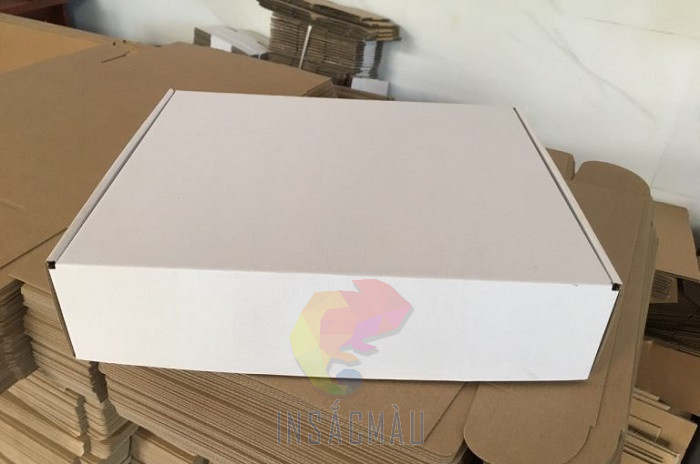 In Hộp Carton Trắng 13 In hộp carton trắng thiết kế theo yêu cầu, giá rẻ tại công ty In Sắc Màu