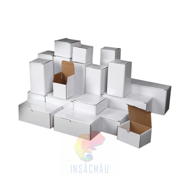 Hộp carton trắng
