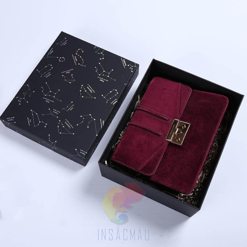 In Hộp Đựng Túi Xách 35 In hộp giấy đựng túi xách thiết kế theo yêu cầu, giá rẻ tại In sắc Màu