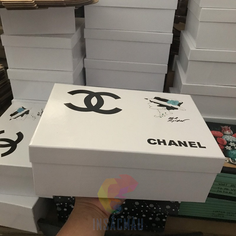 Mẫu hộp giấy đựng túi xách Chanel