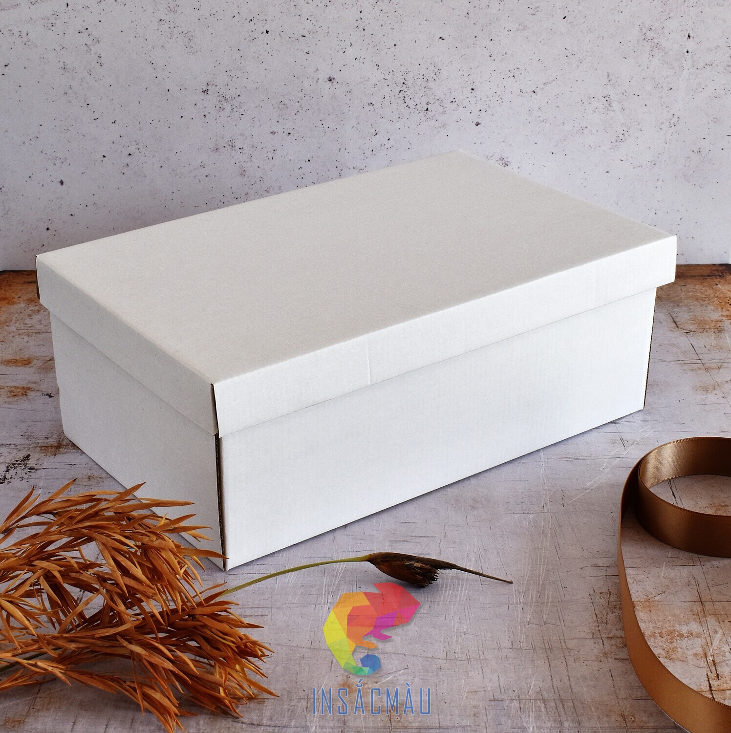 Mẫu hộp giấy carton trắng âm dương