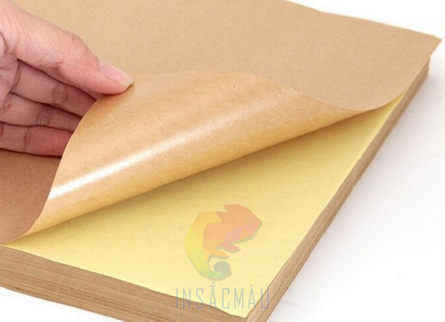 Tổng Hợp Các Loại Giấy In Phổ Biến Nhất Hiện Nay 27 Giấy decal kraft, decal da bò
