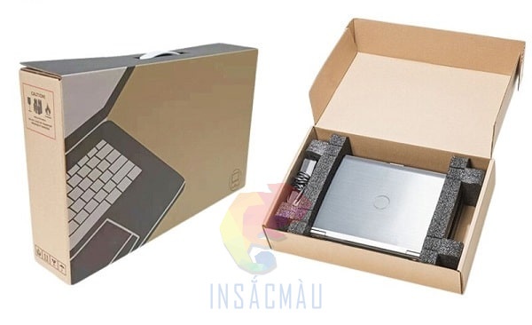 Hộp Carton Đựng Laptop 7 Chất liệu carton in hộp đựng laptop