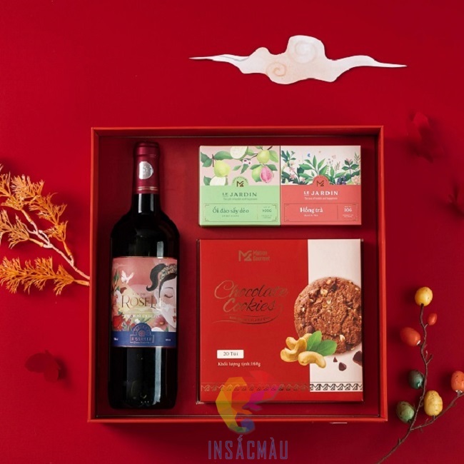 Mẫu hộp carton lạnh cao cấp đựng quà tết