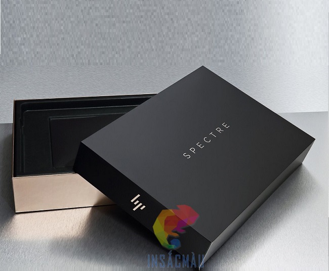 Mẫu hộp giấy carton lạnh màu đen ấn tượng