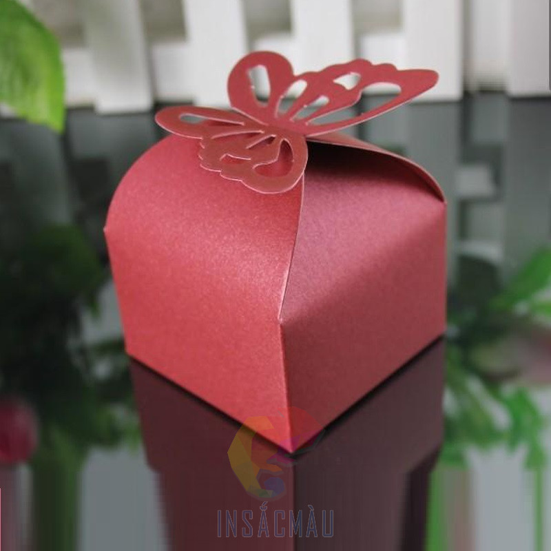 Hộp Đựng Bánh Phu Thê 19 Hộp giấy đựng bánh phu thê nắp gài chéo