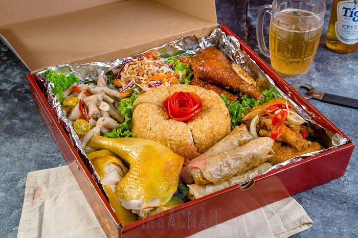 Hộp Đựng Gà Mẹt 27 in hộp đựng gà mẹt tại In Sắc Màu