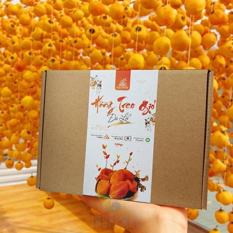 Hộp Đựng Hồng Treo Gió 9 Hộp đựng hồng treo gió bằng giấy carton sóng