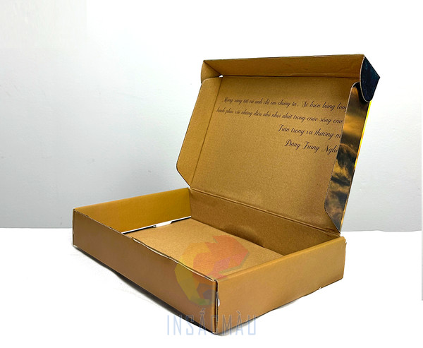 Hộp Đựng Khô Bò 22 Hộp đựng khô bò bằng giấy carton sóng 3 lớp