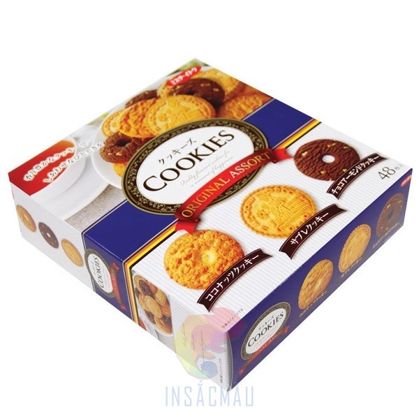 In hộp giấy đựng bánh cookies bằng giấy Ivory