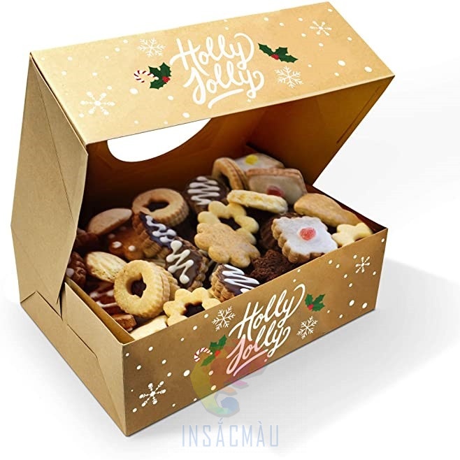 Hộp Giấy Đựng Bánh Cookies