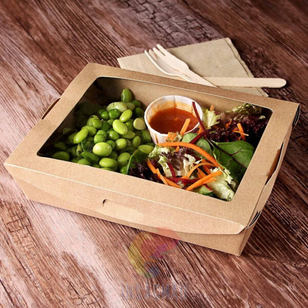 hộp giấy đựng salad