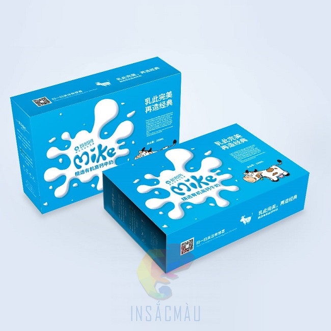 Mẫu hộp giấy carton đựng sữa kích thước lớn