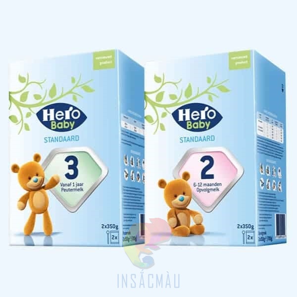 Mẫu hộp đựng sữa cho trẻ nhỏ