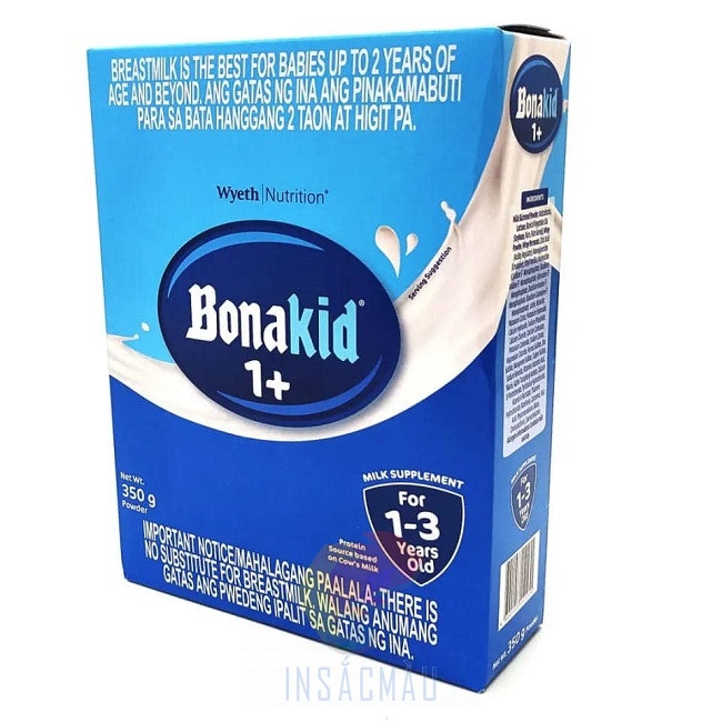 Mẫu hộp đựng sữa Bonakid