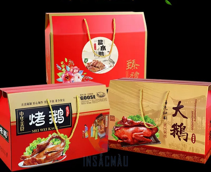 Mẫu hộp đựng vịt quay cứng cáp, thu hút ánh nhìn