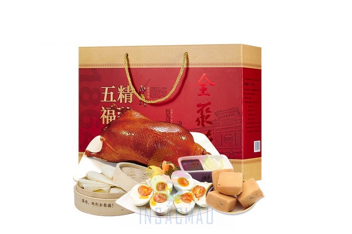 Mẫu hộp đựng vịt quay bằng giấy mềm