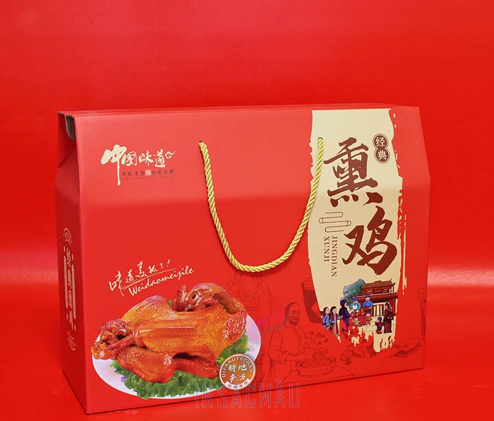 Mẫu hộp đựng vịt quay thiết kế bắt mắt