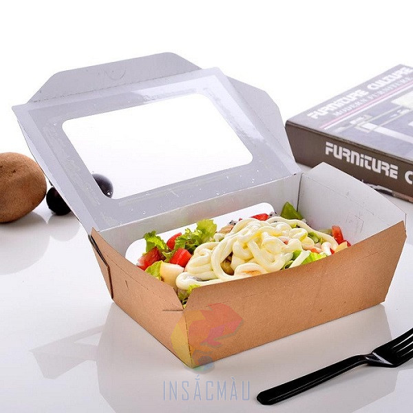 Mẫu hộp take away - hộp đựng thức ăn mang đi