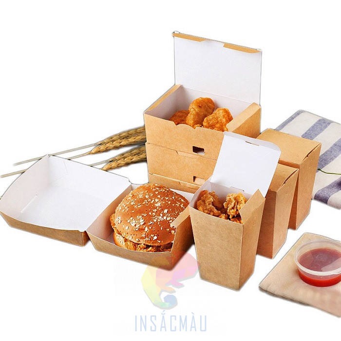 Mẫu hộp take away đựng đồ ăn nhanh