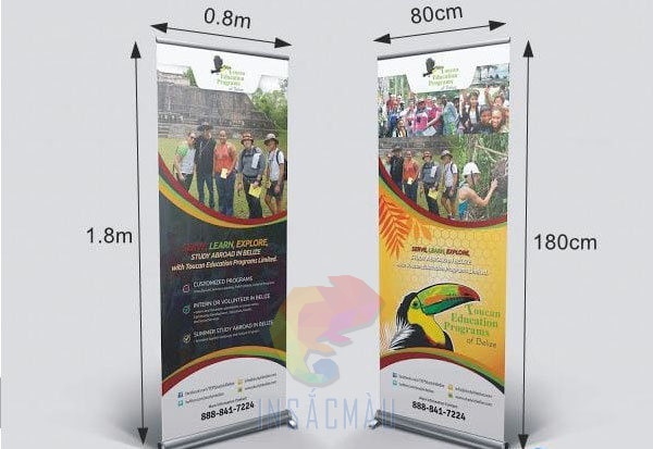 In standee chuyên nghiệp, giá rẻ tại In Sắc Màu