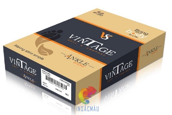 Mẫu hộp giấy đựng tất vớ cao cấp