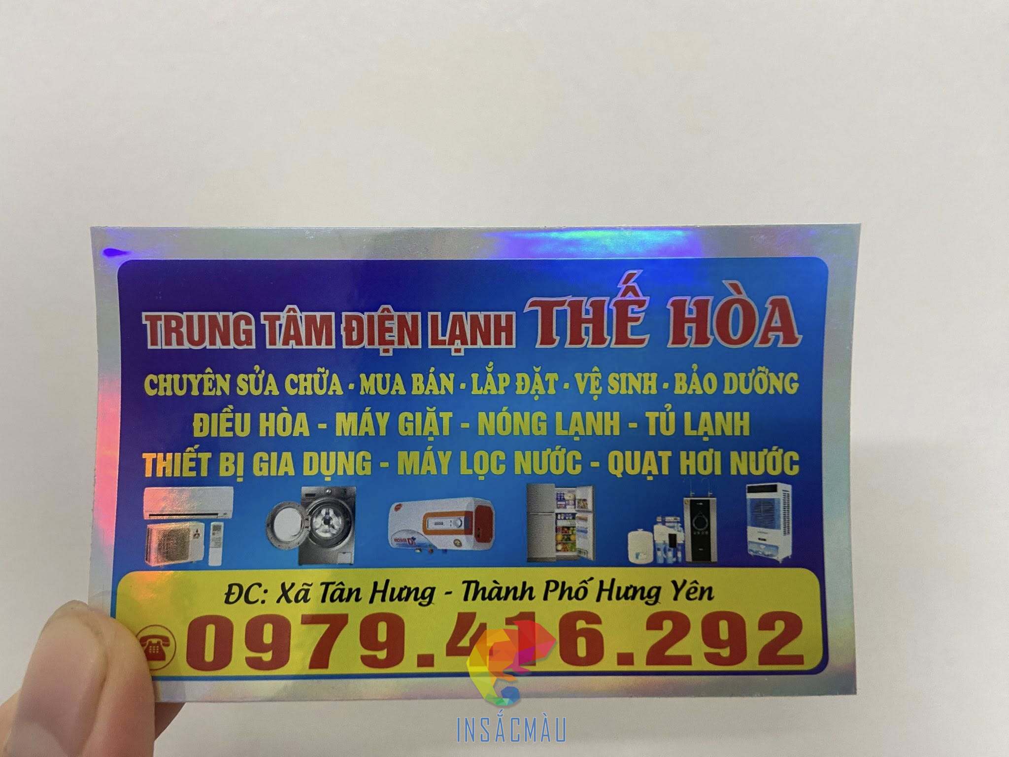 Tem Điện Lạnh 27 Mẫu tem nhãn trung tâm điện lạnh