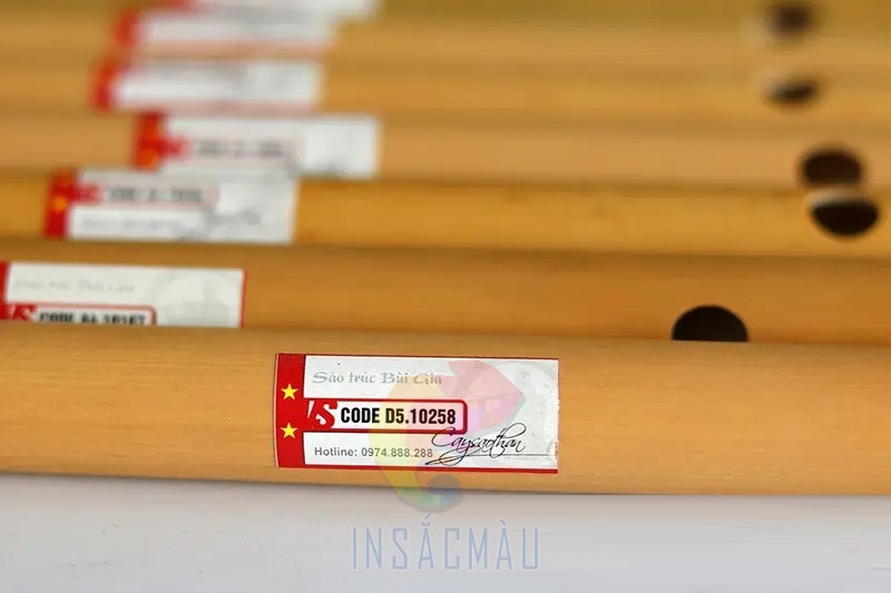 Tem Bảo Hành Sáo Trúc 8 Lưu ý khi thiết kế, đặt in tem dán bảo hành sáo trúc