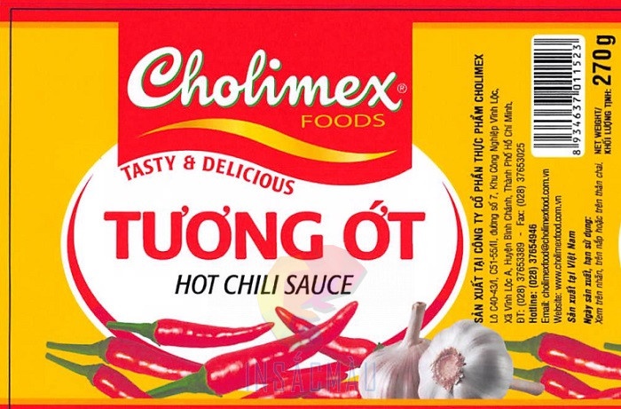 Tem Dán Tương Ớt 13 Mẫu tem nhãn dán chai tương ớt Cholimex