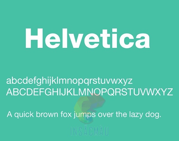 Các Font Chữ Đẹp Thiết Kế Name Card 12 Font Helvetica