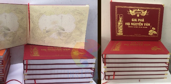 In Gia Phả 7 Các thành phần chính trong một cuốn gia phả