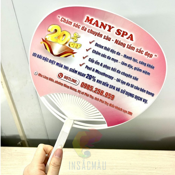 Ứng dụng quạt giấy trong marketing và quảng cáo