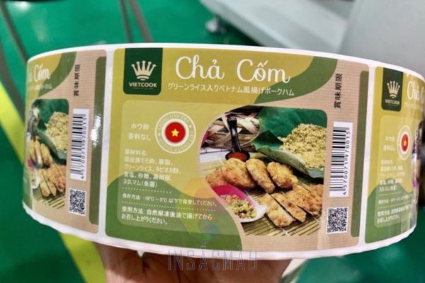 Mẫu tem cốm đẹp, hình chữ nhật