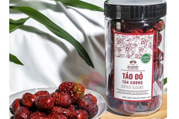 Mẫu tem dán thân hộp táo đỏ