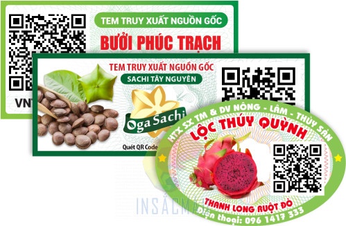 Ứng dụng tem truy xuất trong ngành thực phẩm và nông sản
