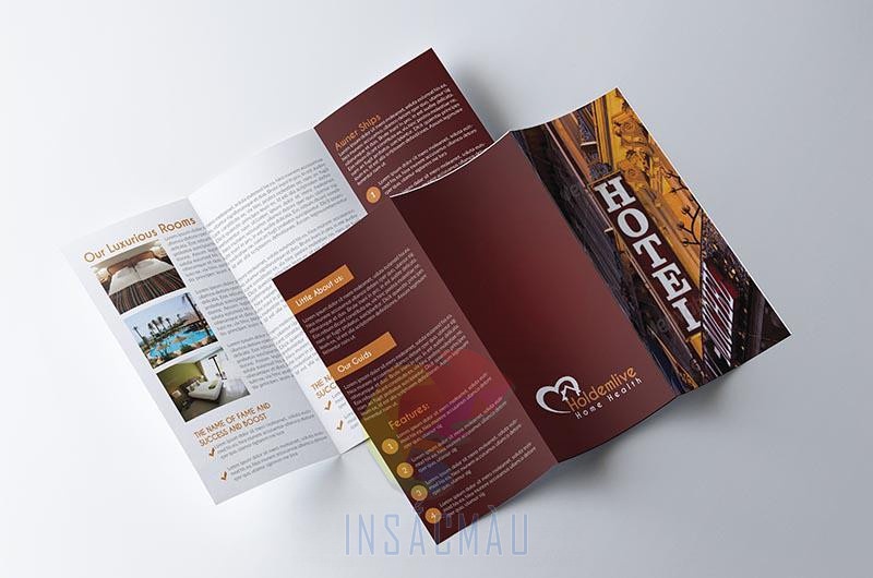 Mẫu brochure khách sạn cao cấp