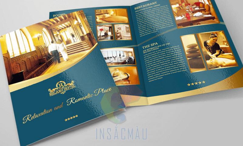 Mẫu brochure khách sạn đẳng cấp, sang trọng
