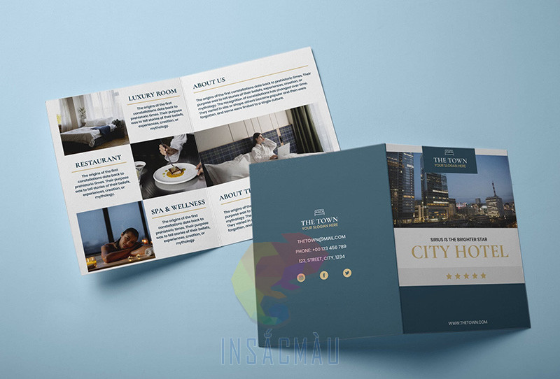 Chất liệu in brochure khách sạn