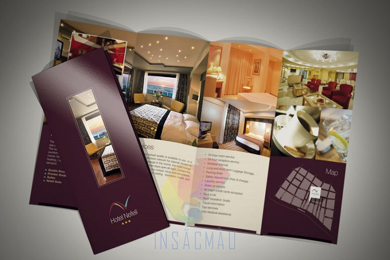 Mẫu brochure khách sạn đẹp, thu hút