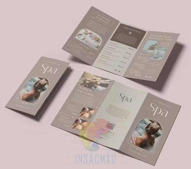 Công nghệ in ấn brochure spa