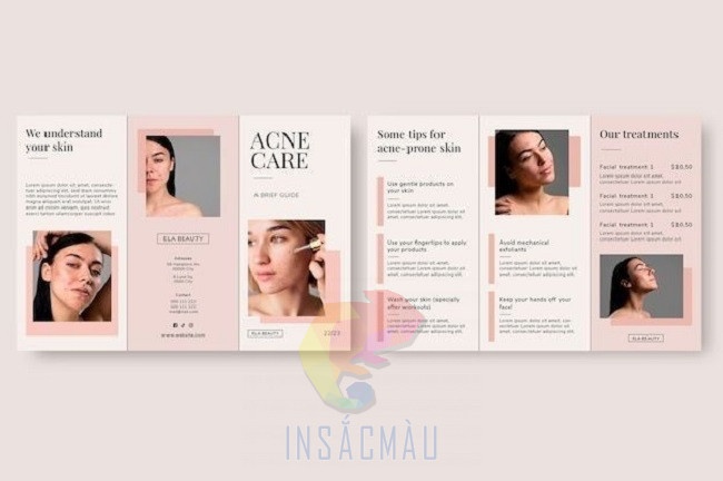 Mẫu brochure spa đẹp, ấn tượng