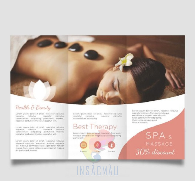 Mẫu brochure spa đẹp, tinh tế